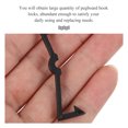 thumbnail image 3 of HAMPPLIES 50Pcs Locking Pegboard Clips Black Plastic for Secure Fixing Solutions, 3 of 8