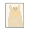 thumbnail image 4 of Stupell Industries Charming Brown Bear Casual Style Animal Drawing Graphic Art Gray Framed Art Print Wall Art, Design by Heather McLaughlin, 4 of 5