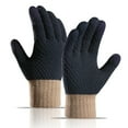 thumbnail image 2 of Women's Gloves Mittens Winter Women Keep Warm Touching Screen Knit Gloves Elastic Cuff Soft Full Finger Gloves Mitten, Women's Accessories Gloves Mittens, 2 of 7