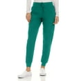 thumbnail image 5 of Hey Medical Scrubs Set- 9 Pocket Knit V-Neck Top with Knit Joggers Scrub Pants, 5 of 6