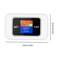 thumbnail image 3 of Enrutador WiFi 4G LTE Indicador LCD Pantalla Enrutador WiFi portátil con ranura para tarjeta SIM, 3 of 8
