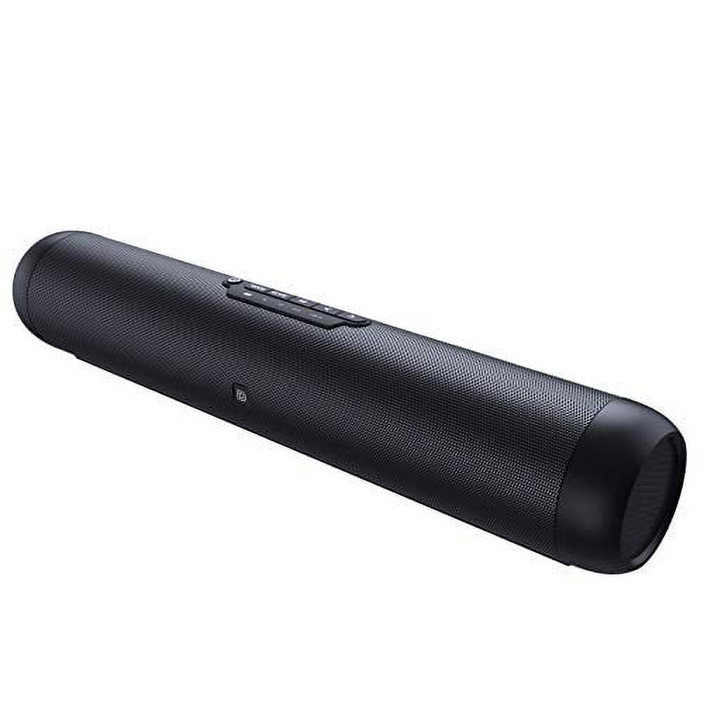 DOSS Sound Bar for TV with Dual Subwoofers, HD 3D Stereo Speaker and Midrange Drivers, Wired & Wireless Bluetooth 5.0, Three Sound Modes, Muti-Connections, Remote Control, Speaker for TV