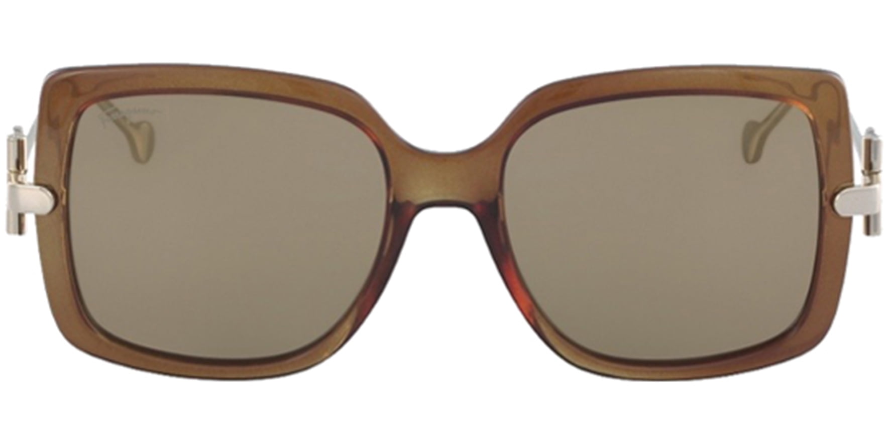 Salvatore Ferragamo Female Adult Crystal Brown Oversize  display picture 3