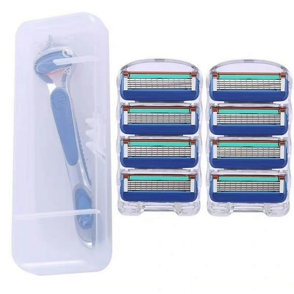 Universal Five-layer Blade Manual Razor Blade, Men's Razor, Old-fashioned Beard Blade 5-blade Razor Holder