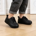 thumbnail image 5 of Baby Casual Sneakers for Early Walkers Lightweight Brit Style Flat Soled Infant Shoes for Spring and Autumn Black1 1, 5 of 7