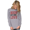 thumbnail image 4 of Vintage Cartoon Betty Boop Love 1930 Women Plus Size Long Sleeve Tee Brisco Brands 2X, 4 of 5