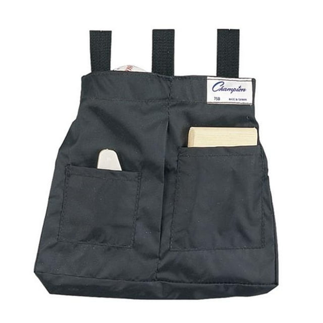 Champion Sports 75B Umpire Ball Bag, Black