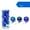 Blue, variant on 24Pcs Mini Christmas Balls Ornaments, Small Shatterproof Christmas Baubles for Xmas Christmas Tree, 1.18 Inch Hanging Ball for Holiday Wedding Party Christmas Decorations