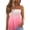 451#Pink, variant on Womens Striped Tie Dye Tube Tops Smocked Ruffled Strapless Backless Bandeau Tops Gray L