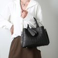 thumbnail image 3 of LinYooLi New Large PU Leather Crossbody Bags For Women Summer Crocodile Pattern Solid Color Lady Shoulder Handbags Simple Female Totes, 3 of 6