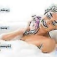 thumbnail image 3 of 6 Pcs Waterproof Plastic Shower Cap,elastic Reusable Bathing Hair Cap, 3 of 3