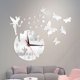 thumbnail image 5 of Reloj de pared Reloj de pared artístico con pegatina de espejo acrílico extraíble para sala de estar, dormitorio, oficina, baño, reloj moderno, adorno artístico, 5 of 5