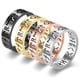 thumbnail image 3 of Anillo hueco de acero inoxidable para hombres y mujeres, diseño de runas huecas a la moda, Anillo de dedo antiestrés, anillos contra la ansiedad, nuevo, 2023, 3 of 4
