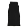 thumbnail image 4 of Riforla Women's Winter Wool Skirt Mid Length Woolen Skirt Thick Skirt plus Size Mini Skirts Black L, 4 of 4