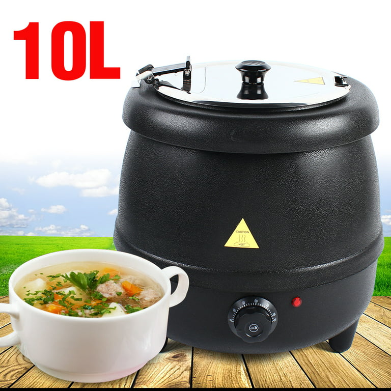 Thunder Group 10.5 Qt Countertop Food/Soup Kettle Warmer