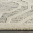 thumbnail image 3 of SAFAVIEH Cambridge Johan Geometric Wool Runner Rug, Light Gray/Ivory, 2'6" x 8', 3 of 7
