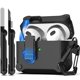 thumbnail image 1 of Funda para AirPods 3 RFUNGUANGO, carcasa rígida a prueba de golpes con clip de bloqueo, 1 of 7