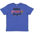 thumbnail image 3 of Inktastic Mamas Little Cowgirl with Cowgirl Hat and Boots Youth T-Shirt, 3 of 5