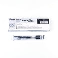 thumbnail image 1 of Bolígrafo de gel líquido Pentel EnerGel de recarga, 0,5 mm, caja negra, 12, 1 of 7
