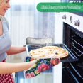 thumbnail image 2 of Yayeee Pot Holders Kitchen Heat Resistant with Pockets 7"x9.8" Cotton Oven Cooking Hot Pads, Ethereal Floral Harmony, 2 of 7