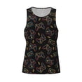 thumbnail image 4 of Fotbe Colorful Game Controller Pattern Men's Quick Dry Workout Tank Top Gym Muscle Tee Fitness Bodybuilding Sleeveless T Shirt Breathable Workout Shirt-Medium, 4 of 9