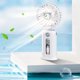 thumbnail image 1 of Handheld Fan 5000 MAh Long Battery Life Fast Charge Digital Display Power Bank 2-in-1 Mini Fan, 1 of 8