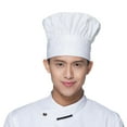 thumbnail image 1 of Chapeau de Restauration Professionnel Réglable pour Chefs Hommes Femmes Cuisine Cuisine Préparation Alimentaire, 1 of 1