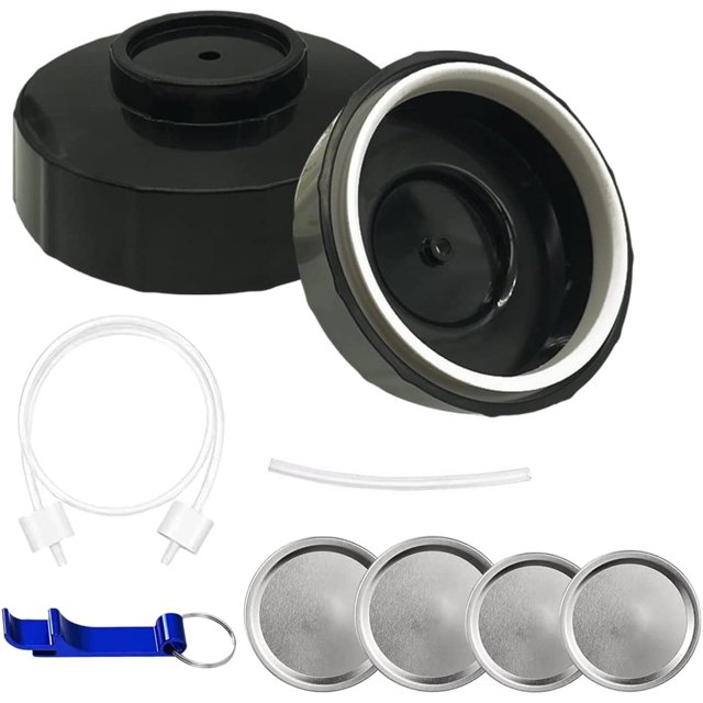 Kit de sellado para tarros de cristal Foodsaver, bomba de vacío eléctrica, sellador al vacío de alimentos, protector de tarros de cristal, kit de sellado al vacío para tarros de cristal de boca ancha