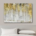 thumbnail image 3 of wall26 Canvas Print Wall Art White Birch Tree Forest with Yellow Leaves Nature Wilderness Mixed Media Modern Art Rustic Landscape Relax/Calm Multicolor for Living Room, Bedroom, Office - 16"x24&, 3 of 5