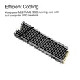 thumbnail image 4 of Inteprter Unidad de estado sólido para computadora M.2 NVME disipador de calor PC de escritorio SSD almohadilla térmica de silicona radiador Videojuegos y accesorios, 4 of 6