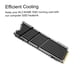 thumbnail image 4 of Inteprter Unidad de estado sólido para computadora M.2 NVME disipador de calor PC de escritorio SSD almohadilla térmica de silicona radiador Videojuegos y accesorios, 4 of 6
