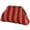 Red-1, variant on Woven Clutch Purse for Women Striped Summer Dumpling Bag, Colorful Crochet Evening Handbag, Ruched Cloud Style Beach Vacation Clutch for Party Casual Use 12x7.4 Inch