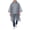 Dark Gray, variant on Women's Reusable Full Body Raincoat Extra Wide Hood Heavy Duty Outdoor Jacket Waterproof Full Protection Against Heavy Rain Green One Size