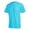 SkyBlue, variant on Satankud Men's UPF 50  UV Rash Guards Swim T-Shirt Quick Dry Running Shirt Surf Fishing Beach Hiking Workout Shirts White Gradient Sky Blue M