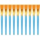 thumbnail image 1 of 10pcs Flat Paint Brushes, 2.5cm Wide Watercolor & Gouache Paintbrush Flat Acrylic Brush Bulk Nylon Synthetic Oil Painting Brushes for Professional Art, 1 of 5