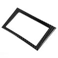 thumbnail image 3 of Hilitand Navigation Frame Trim, Carbon Fiber Car Navigation Screen Frame Trim Cover Decorative Accessory Fit For Q50/Q60 2013-2019, 3 of 8
