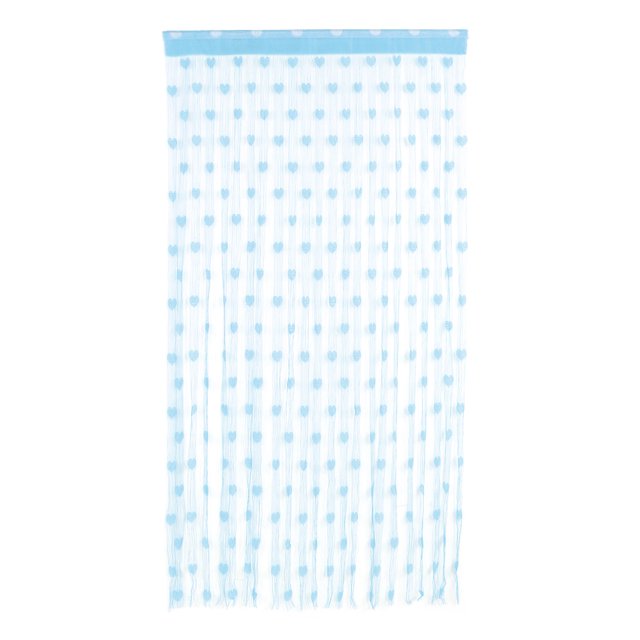 Mejore la decoración de su dormitorio y sala de estar con elegantes cortinas de poliéster azul para ventanas