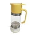 thumbnail image 2 of Tarro dispensador de miel, gotero de vidrio antigoteo de 300 ml con asa, recipiente dispensador de jarabe transparente con base de silicona, 2 of 8