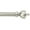 Pewter, variant on eTeckram 5/8" Single Curtain Rod with Royale Finials,Pewter,28‘’-48‘’