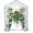 White 57x57x76", variant on Greenhouse for Outdoors,Walk in 3-Tier 6 Shelves Green House w/ Roll-Up Zippered Door Anchors and Ropes,Waterproof & UV Protected Plant Garden Hot House for Garden Patio Backyard