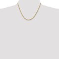 thumbnail image 2 of 10k Yellow Gold 3mm Rope Chain Necklace Pendant Charm, 2 of 9