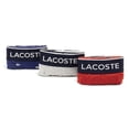 thumbnail image 4 of Lacoste Men's Allover Croc 3 Pack Cotton Stretch Boxer Briefs, Methylene \ Silver Chine,S - US, 4 of 4