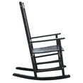 thumbnail image 4 of SAFAVIEH Shasta Outdoor Patio Traditional Rocking Chair, Black, 4 of 11