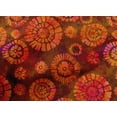 thumbnail image 4 of oneOone Cotton Cambric Brown Fabric Batik Craft Projects Decor Fabric Printed By The Yard 56 Inch Wide - 3E, 4 of 4