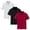 Wine2, variant on dazeni 3 Pack Boys Golf Shirts Summer School Uniform for Boys Short Sleeve Henley Shirts with Collared Soft Cotton Athletic Tops Solid Mint Green2