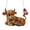 A, variant on HuiXinOu Cow Suncatcher Window Hanging Ornament, 2D Acrylic Highland Cow with Butterfly Stained Glass Style Decor for Garden Home Window, Farm Animal Gift