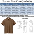 thumbnail image 2 of YDLCAFD Men Spring and Summer Fashion Loose Lapel Short Sleeve Top T Shirt Shirt Top, 2 of 7