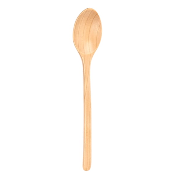 Long Handle Wooden Cooking Spoon, 9.25 Inch Heat Resistant Non Scratch Wood Utensil, Multipurpose Kitchen Tool for Mixing, Stirring, Tasting, Safe for Non Stick Pan Household Cooking Craft