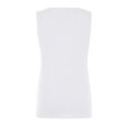 thumbnail image 3 of Scyoekwg Womens Tank Tops Solid Color Summer Casual Dressy Blouse Suspenders Sling Crewneck Pleated Tunic Tops Sleeveless Tank Tops Loose Shirts (White,XL), 3 of 5
