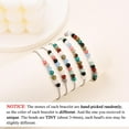 thumbnail image 2 of 6-21 Year Old Birthday Gifts for Women, Tiny Natural Stones Birthday Bracelet Gifts for Daughter Granddaughter Niece with Happy 6th-21st Birthday Card, 2 of 4